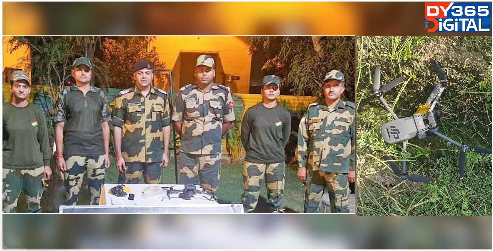 bsf-shoots-down-pakistani-drone-carrying-heroin-and-pistol-in-ferozepur-punjab