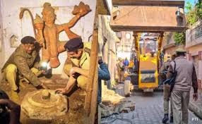 broken-idols-of-hindu-deities-found-near-newly-reopened-shiv-hanuman-temple-in-s