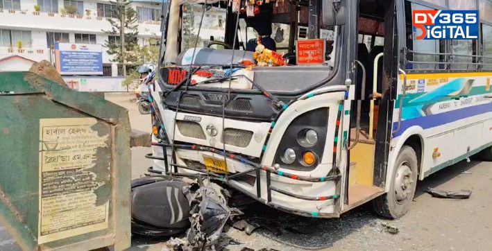 Assam: Scooter driver killed after being run over by bus in Guwahati