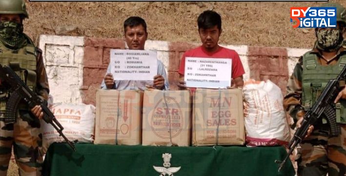 mizoram-two-arrested-with-64-kg-of-pangolin-scales-in-champhai