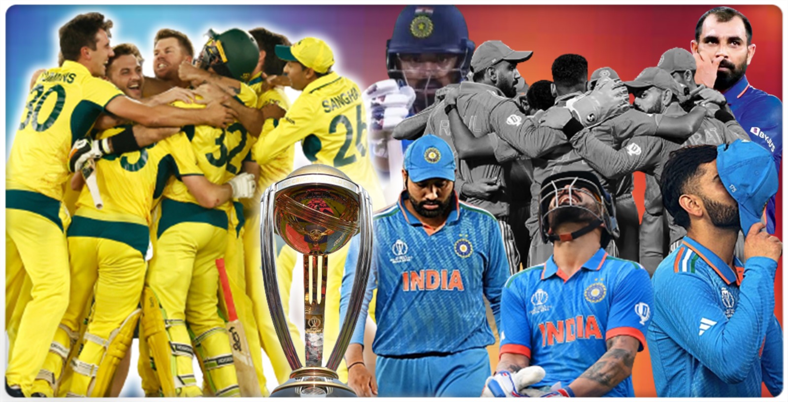 Australia Beat India by 6 Wickets in ICC World Cup Finals