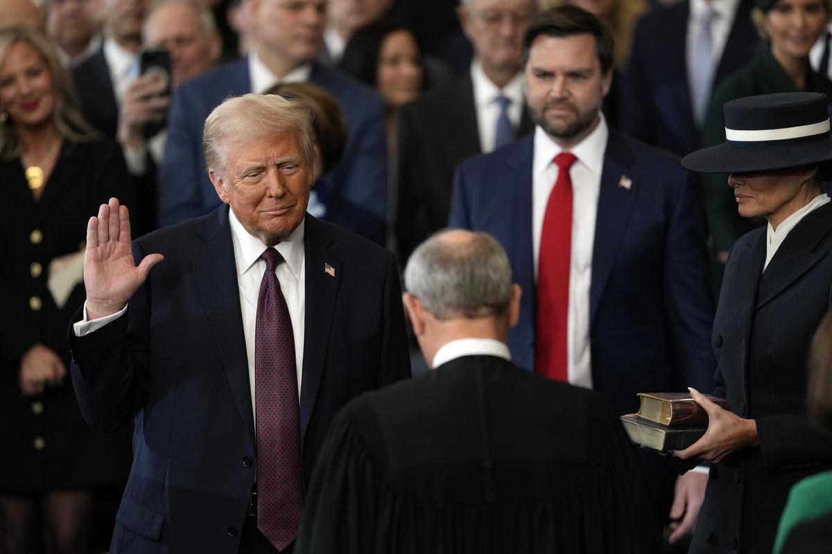 Donald Trump Sworn In as 47th US President, Reverses Biden-Era Policies on Day One