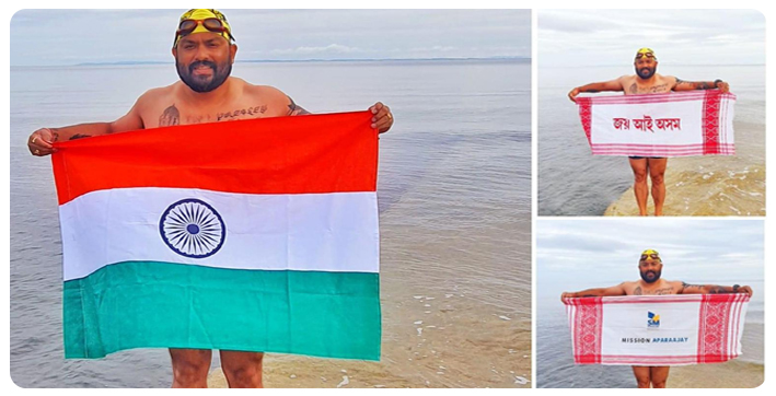 swimmer-elvis-ali-hazarika-becomes-the-first-assamese-to-cross-north-channel-
