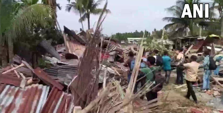Nagaon District Administration Demolishes Houses Of Five Families Who Were Allegedly Involved In Batadrava Police Station Arson