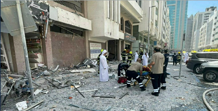 2 Dead, At Least 120 Injured In a Gas Cylinder Explosion AT A UAE Restaurant