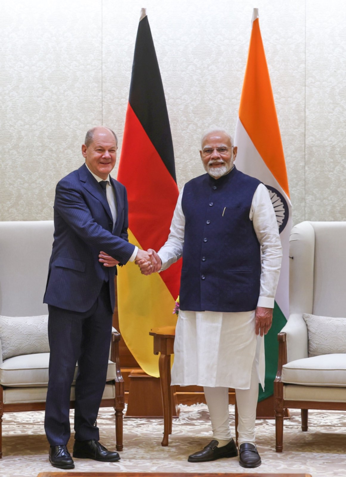 Modi and Scholz Strengthen Ties During German Chancellor