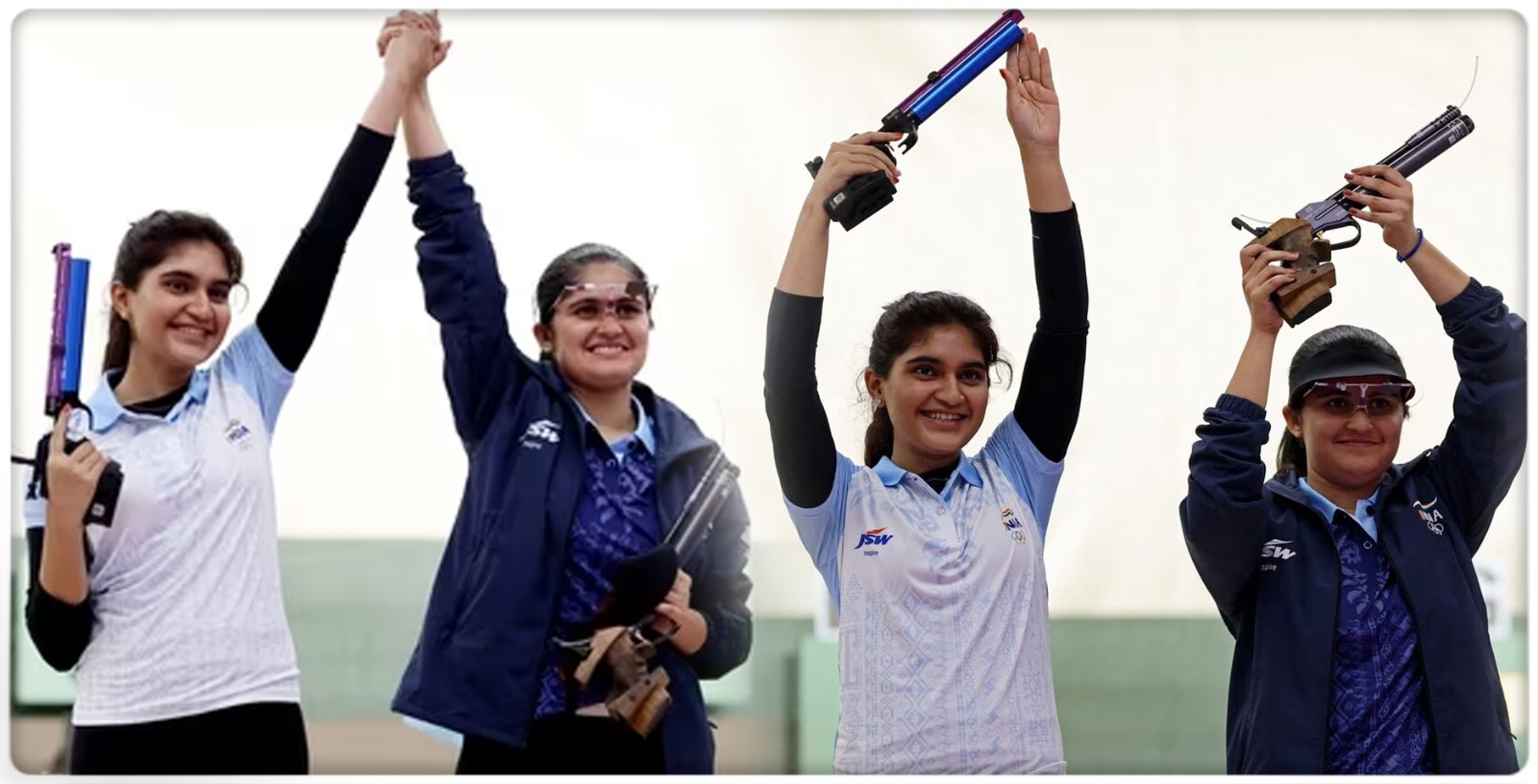 Asian Games: Palak Bags Gold, Esha Singh Secures Silver in Women
