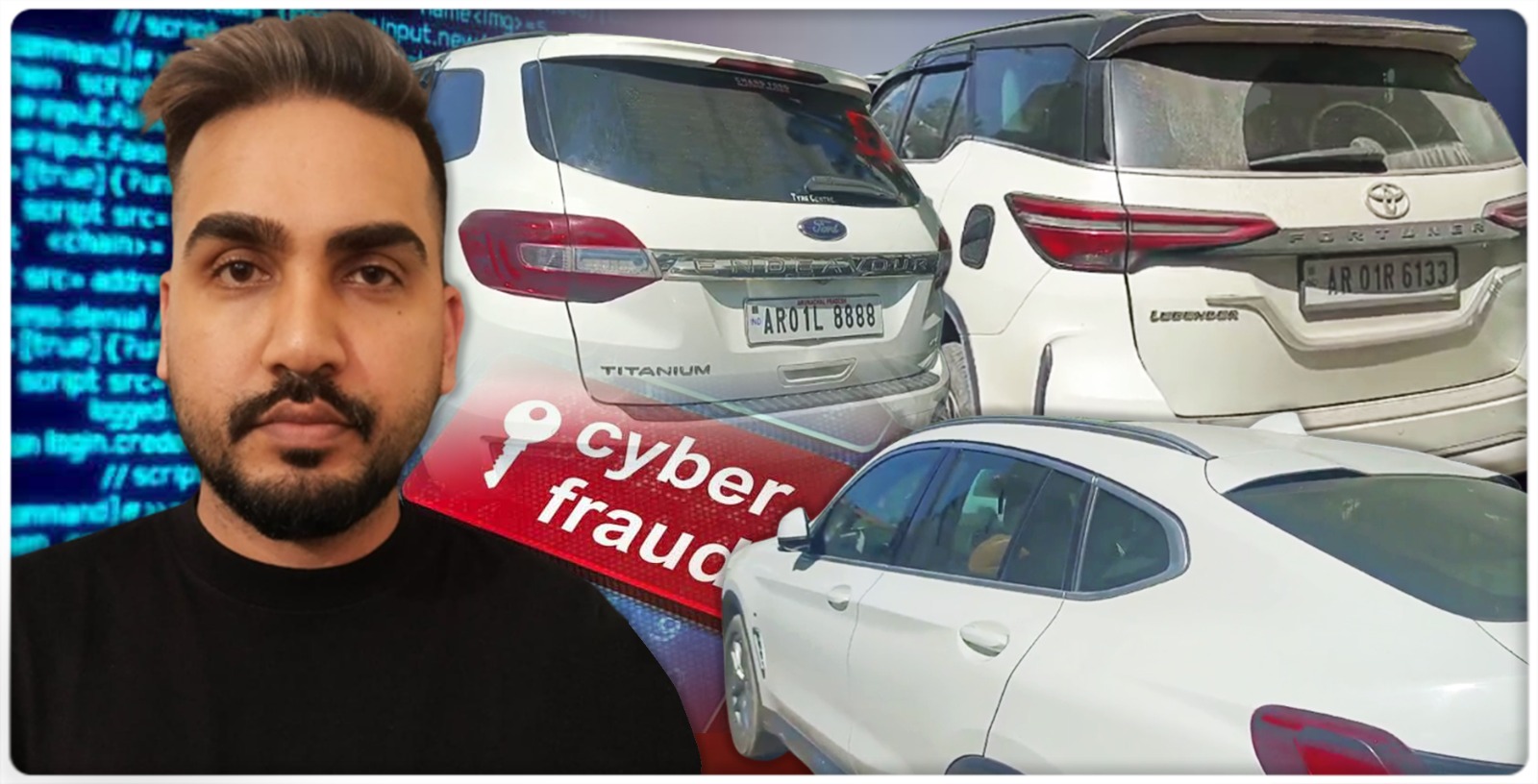 Multi-Crore Scam: Luxury Vehicles Seized from Mastermind David’s Residence