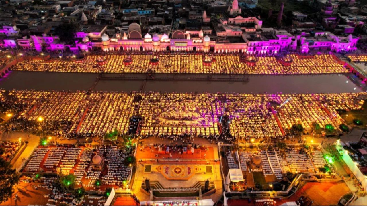 Ayodhya Celebrates with Two New Guinness World Records during Deepotsav