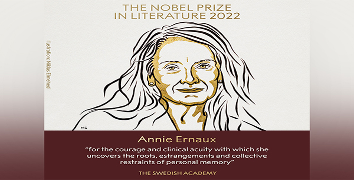 French Writer Annie Ernaux Awarded 2022 Nobel Prize in Literature