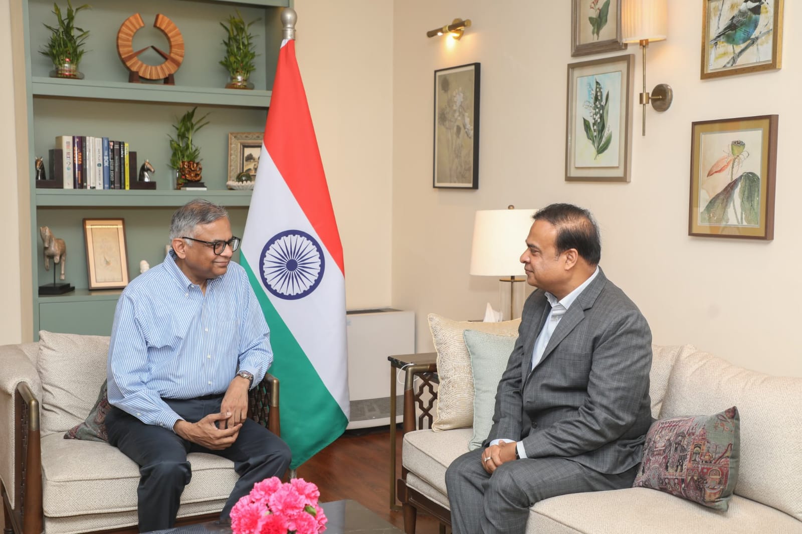 Assam CM Discusses Tata Group Investments with Chairman N. Chandrasekaran