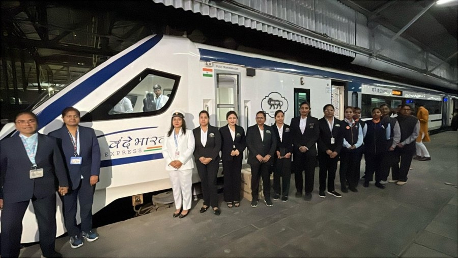 breaking-barriers-vande-bharat-express-runs-with-all-women-crew-for-the-first-t