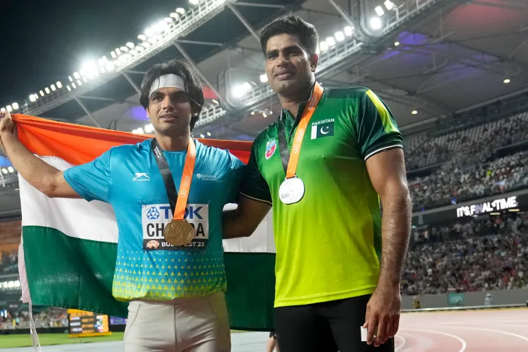 neeraj-chopra-takes-silver-while-arshad-nadeem-of-pakistan-wins--gold