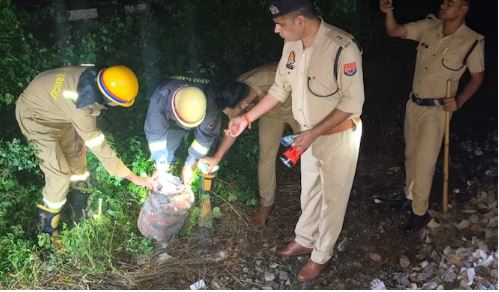 train-hits-lpg-cylinder-on-rail-tracks-in-kanpur-no-injuries-reported