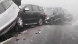 Two Dead, Dozens Injured in Fog-Induced Pile-Ups on Uttar Pradesh Highways