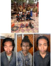 Three Veteran Burglars and Bike Lifters Apprehended in Basistha