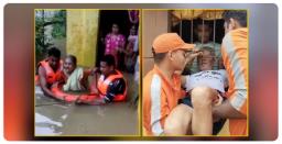 Silchar Inundated: Window Grils Cut To rescue Residents 